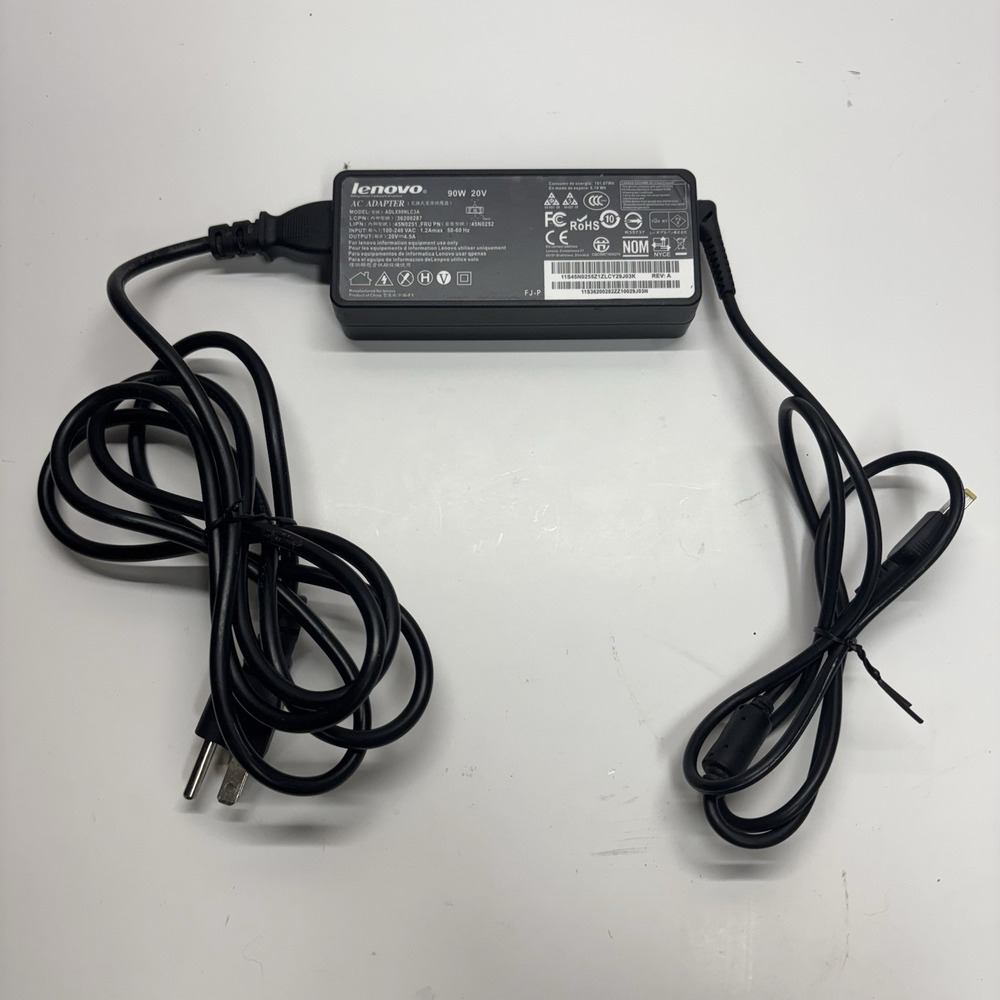 Genuine Lenovo 90W 20V 4.5A Laptop Charger AC Power Adapter Square Tip ThinkPad